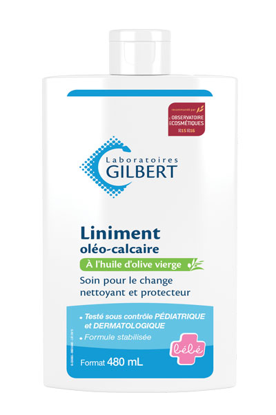 Liniment oléo-calcaire (480 ml) / Laboratoires Gilbert